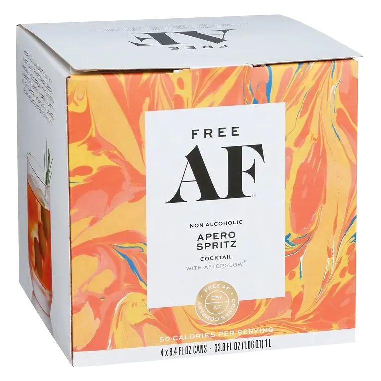 Free AF Non-Alcoholic Apero Spritz, 4pk/8.4 fl oz Cans