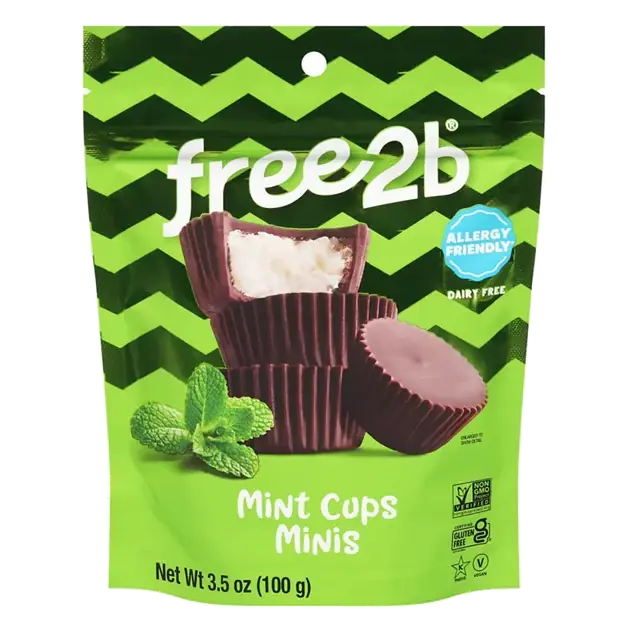 Dark Chocolate Mint Minis Cups