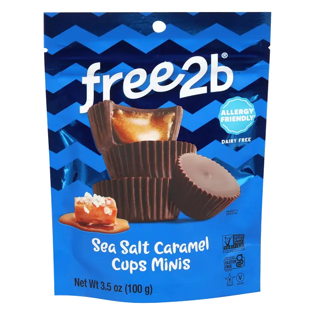 Gluten & Dairy Free Sea Salt Caramel Cups Minis