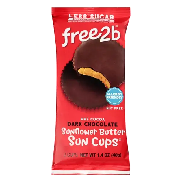 Sunflower Butter Dark Chocolate Sun Cups