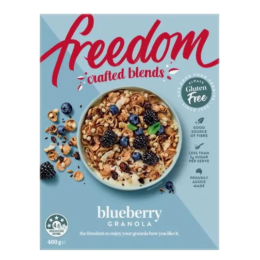 Crafted Blends Blueberry Granola