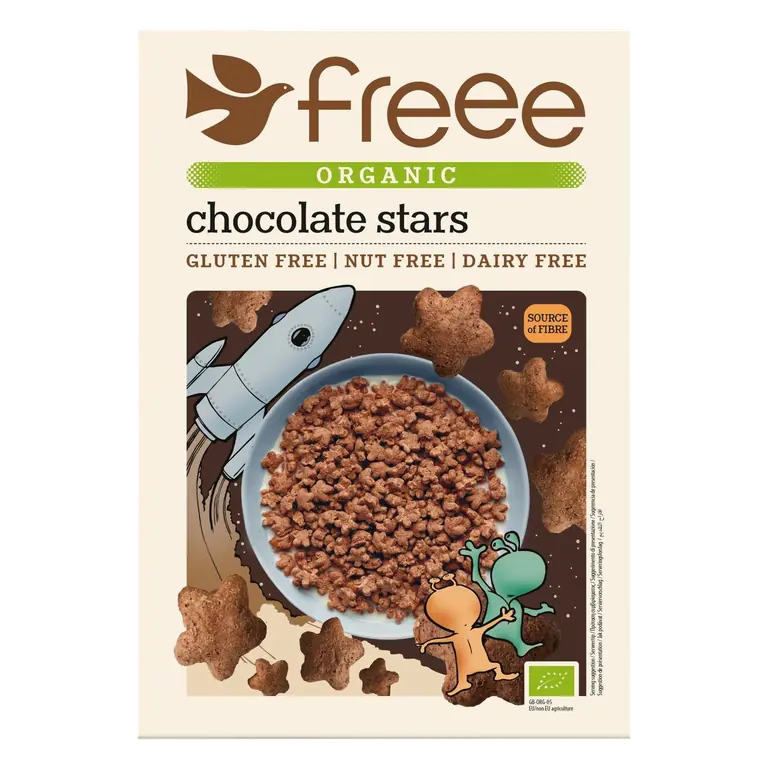 Gluten Free Organic Chocolate Stars 300g