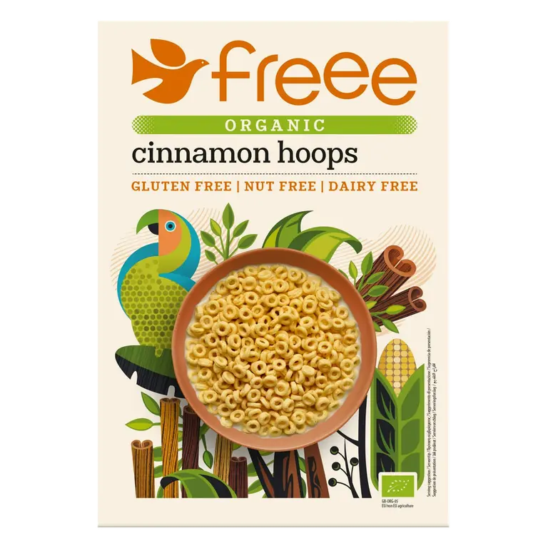 Gluten Free Organic Cinnamon Hoops 300g