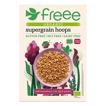 Organic Gluten Free Supergrain Hoops 300g