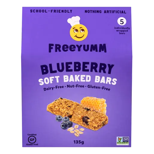 Soft Baked Bars Blueberry 135 g