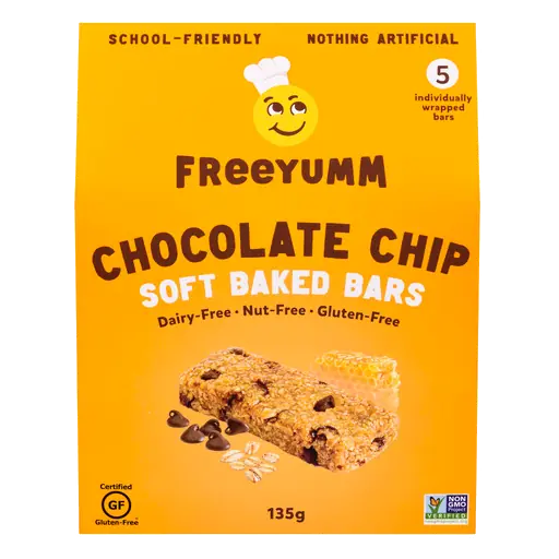 Soft Baked Bars Chocolate Chip 135 g