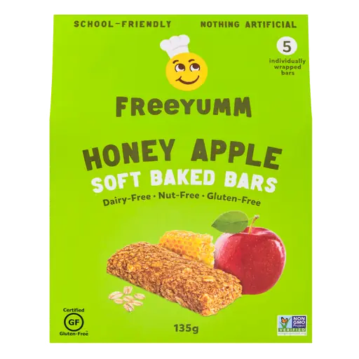 Soft Baked Bars Honey Apple 135 g