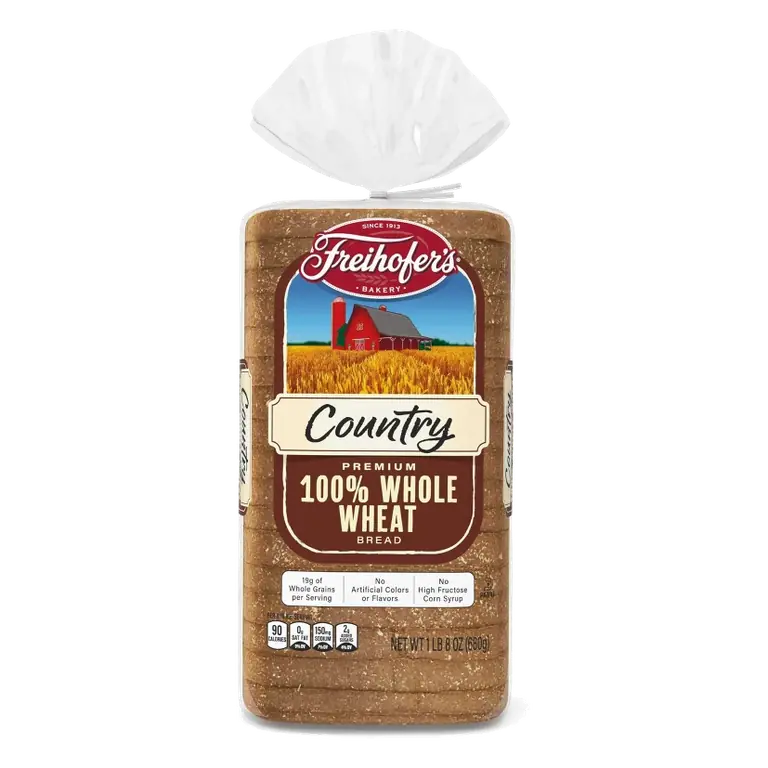 Freihofer's 100% Whole Wheat Country Bread, 24oz