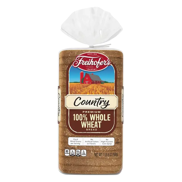 Country Premium Whole Grain 100% Whole Wheat Bread Sliced