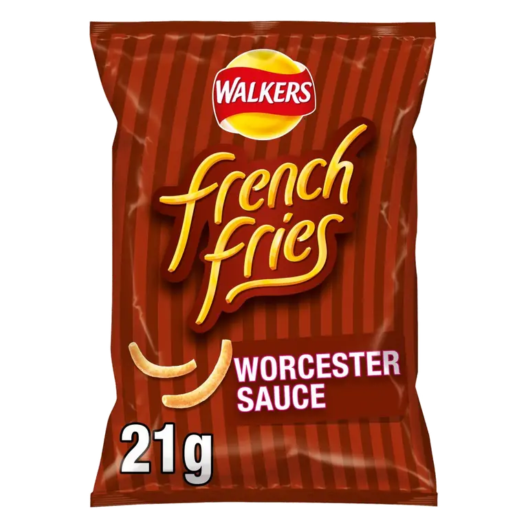 Walkers French Fries Worcester Sauce Snacks Crisps