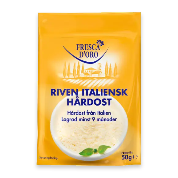 Hårdost Italiensk Riven 9månader