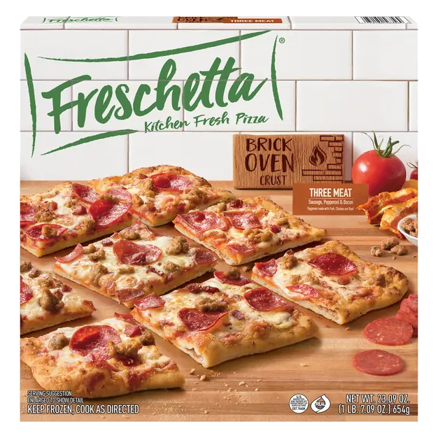 Brick Oven Crust 3-Meat Medley Pizza Frozen