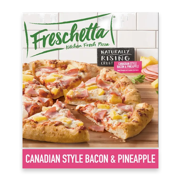 Canadian Bacon and Pineapple Naturally Rising Crust Frozen Pizza