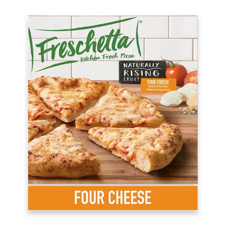 Four Cheese Medley Naturally Rising Crust Frozen Pizza