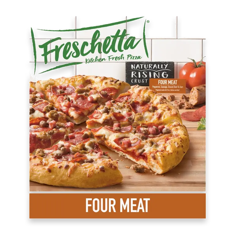 Four Meat Naturally Rising Crust Frozen Pizza