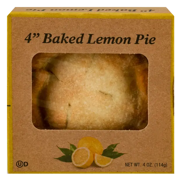 Baked Lemon Pie 4 Inch