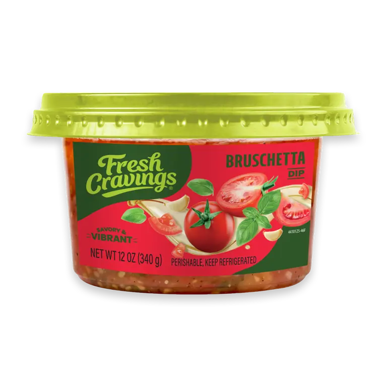 Classic Bruschetta Tomato Basil Dip and Spread