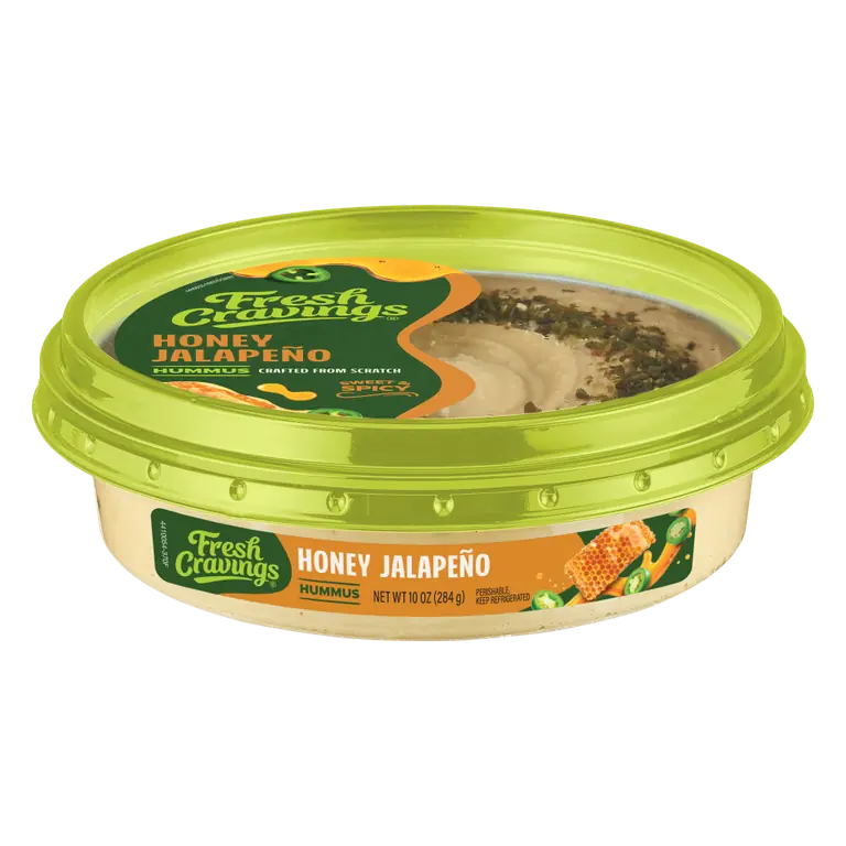 Honey Jalapeno Hummus with a Chilean Extra Virgin Olive Oil Blend