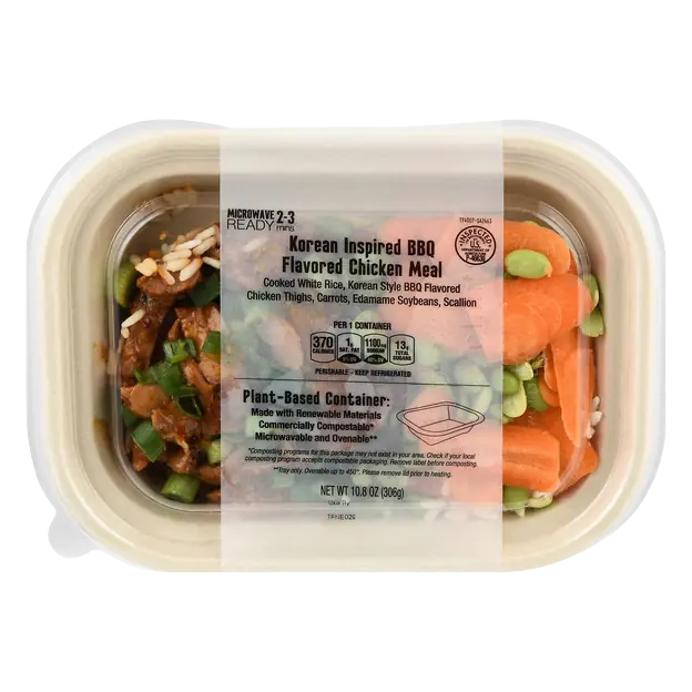Korean Inspired BBQ Flavored Chicken Meal Refrigerated