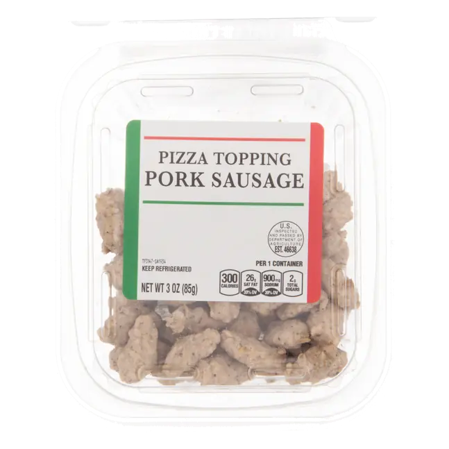 Pizza Topping Pork Sausage