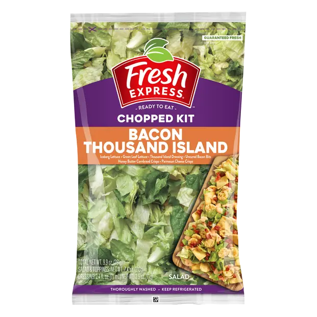 Chopped Bacon Thousand Island Salad Kit