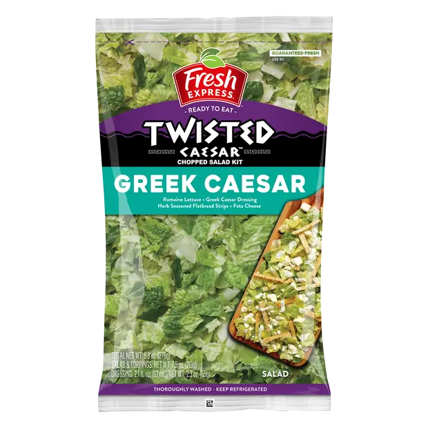 Chopped Twisted Greek Caesar Salad Kit