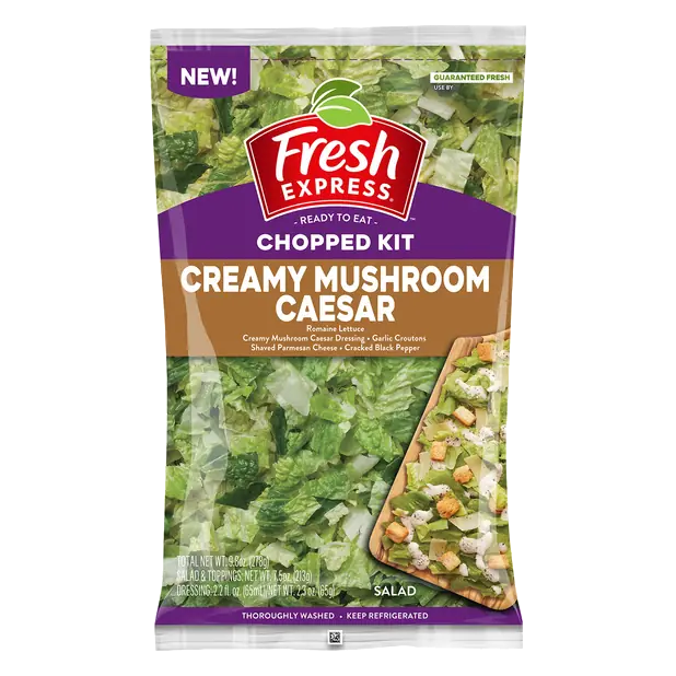 Creamy Mushroom Caesar Chopped Salad Kit