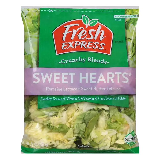 Crunchy Blends Sweet Hearts Salad