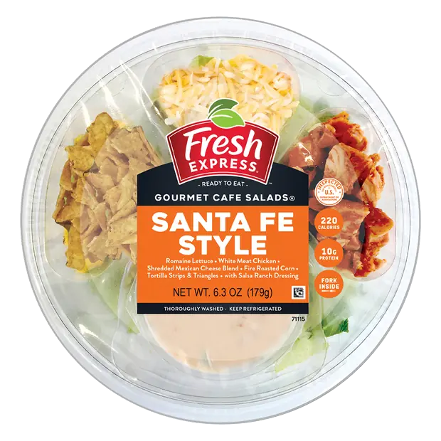 Gourmet Cafe Santa Fe Style Salad Bowl