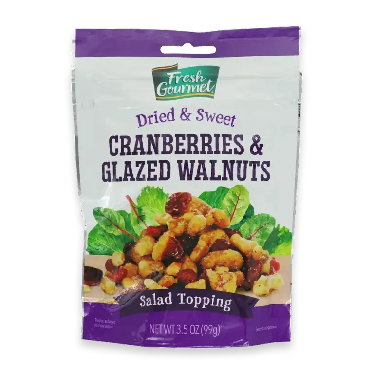 Dried Cranberries & Glazed Walnuts