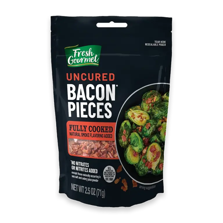 Fully Cooked Uncured Bacon Pieces