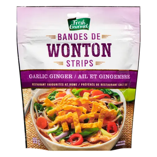 Salad Toppings Wonton Strips Garlic Ginger 99 g
