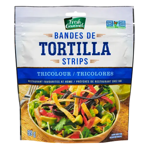 Tortilla Strips Salad Topping Tri-Coloured 99 g