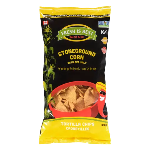 Fresh Is Best Tortilla Chips Stoneground Corn With Sea Salt 300 g