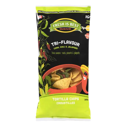 Fresh Is Best Tortilla Chips Tri-Flavor 300 g