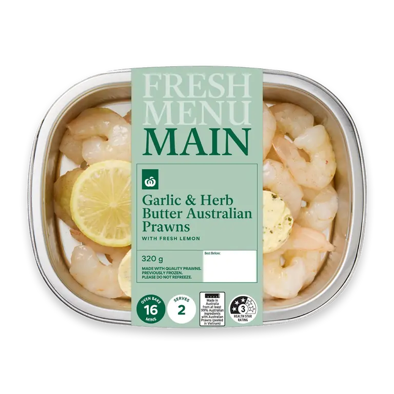 Garlic Butter Australian Prawns
