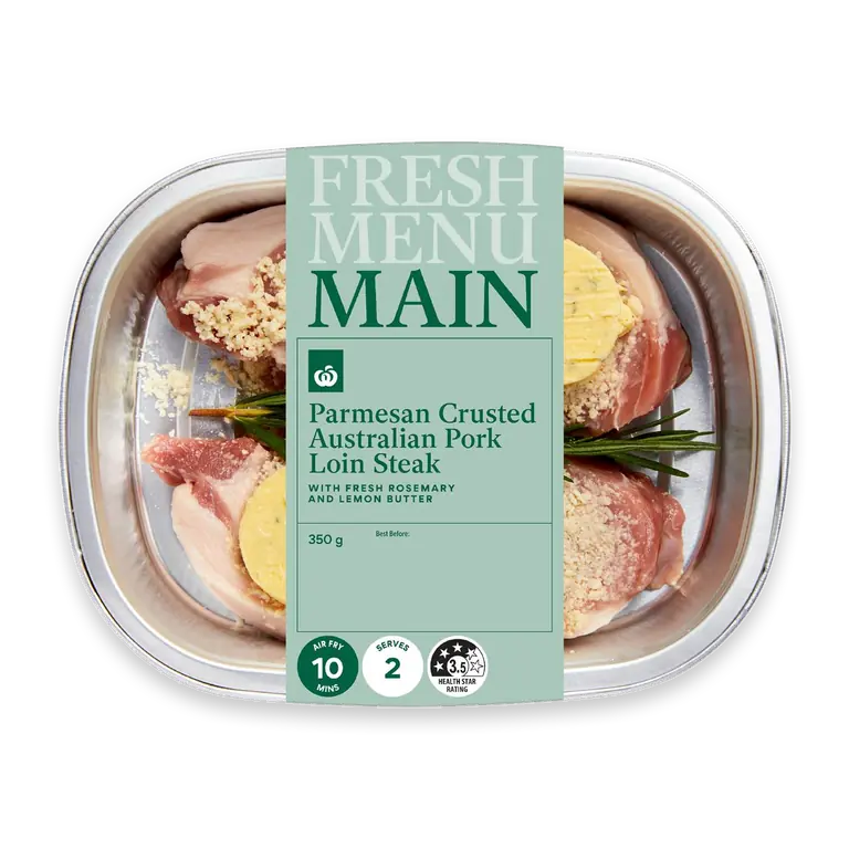 Parmesan Crusted Pork Loin Steak