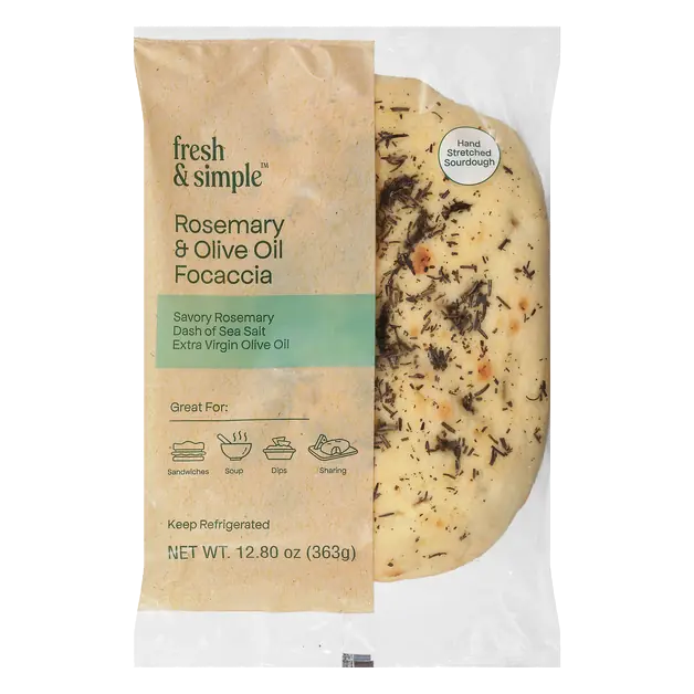 Rosemary & Olive Oil Focaccia Refrigerated