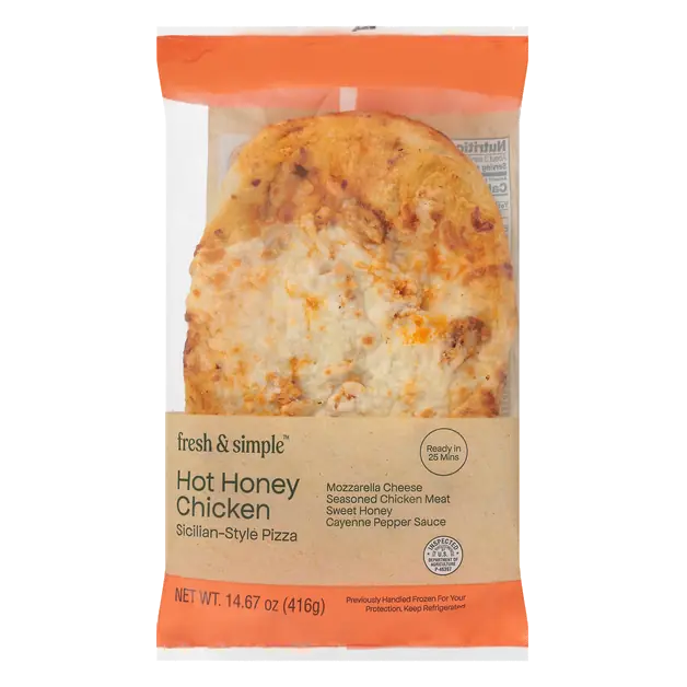 Sicilian Style Hot Honey Chicken Pizza Refrigerated
