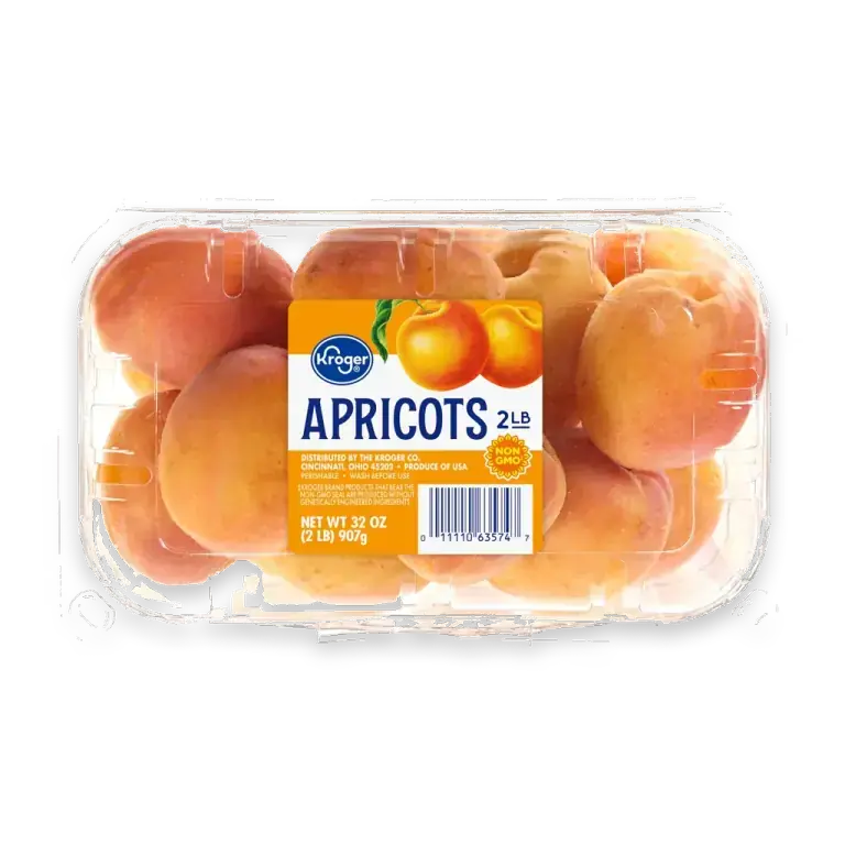 Kroger Fresh Apricots in 2 LB Clamshell