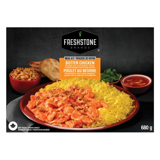 Frozen Meal Kit Butter Chicken With Rice 680 g