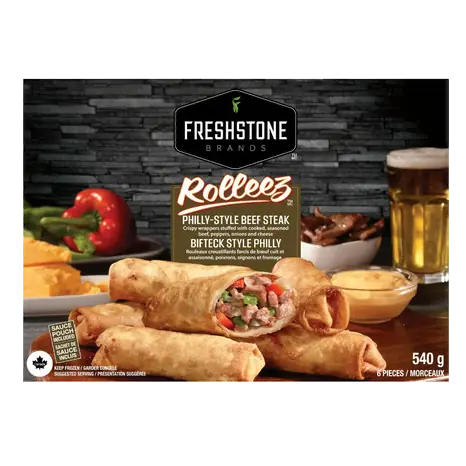 Rolleez Frozen Beef Steak Wrap Philly-Style 540 g
