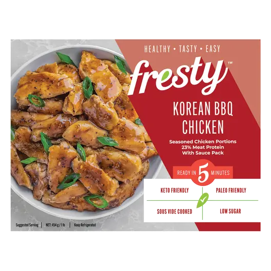 Seasoned Korean BBQ Chicken Portions In Sauce 453.6 g
