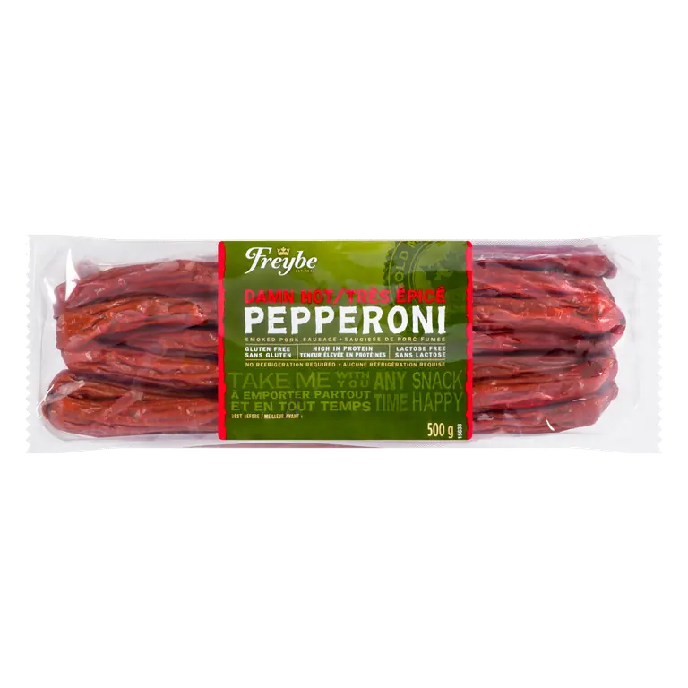 Gluten-Free Dry Pepperoni Damn Hot 500 g