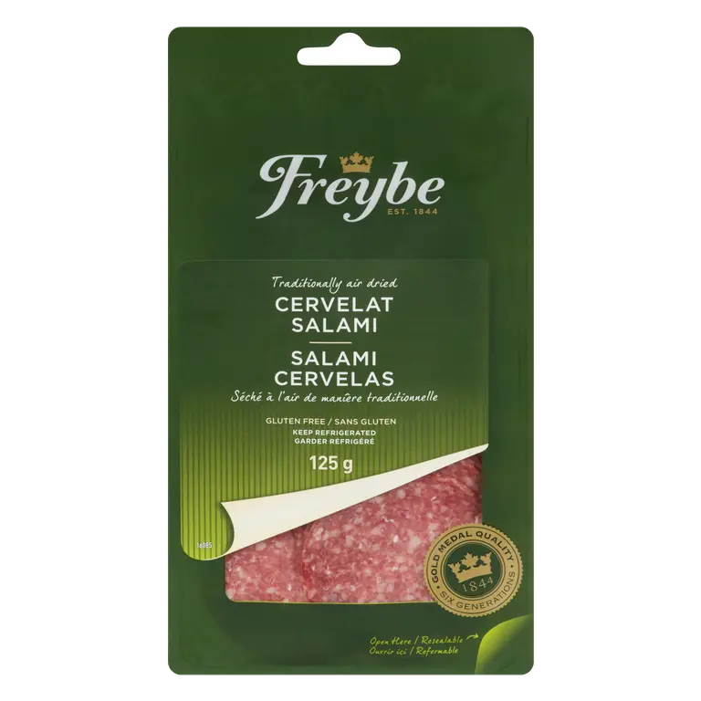 Gluten-Free Salami Sliced Cervelat 125 g