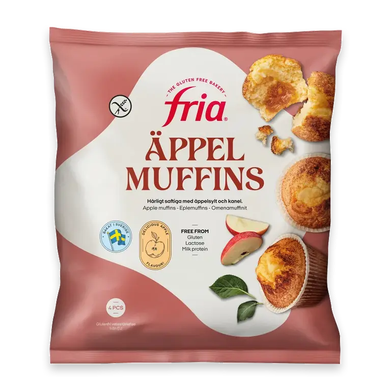 Äpplemuffins Glutenfri Fryst 200g