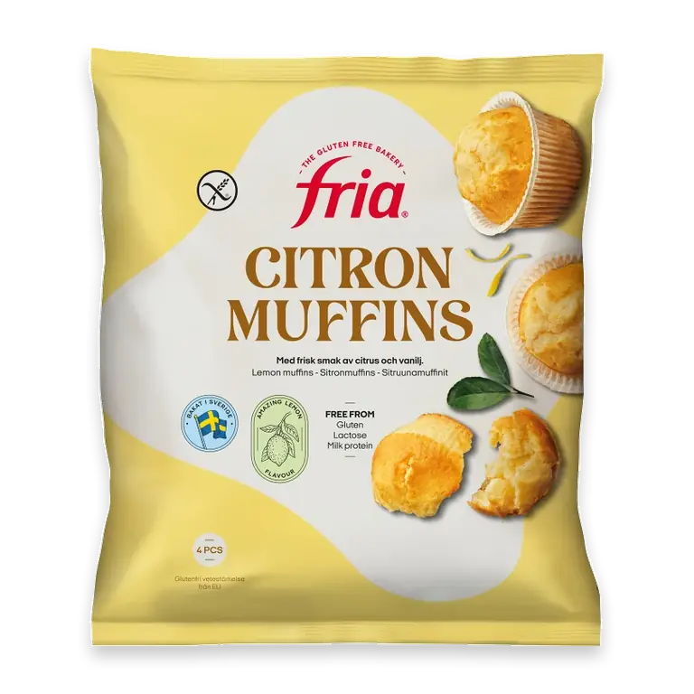 Citronmuffins Glutenfria 210g