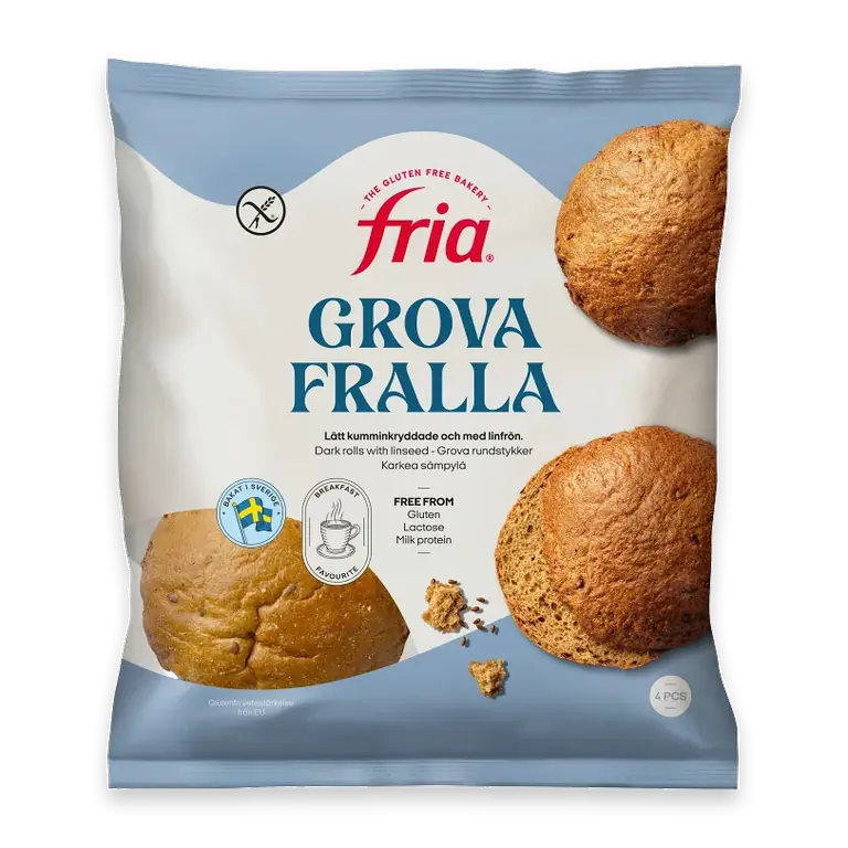 Grova Fralla Glutenfri 4-p 280g