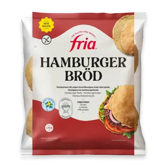 Hamburgerbröd Frysta/4-pack