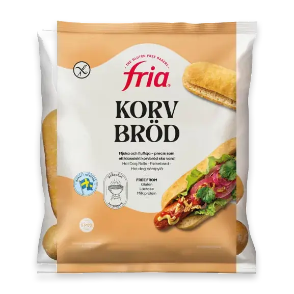 Korvbröd Glutenfri Frysta/5-pack
